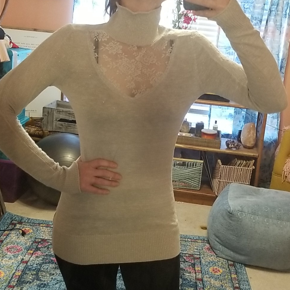 EUC Free people turtleneck tunic
